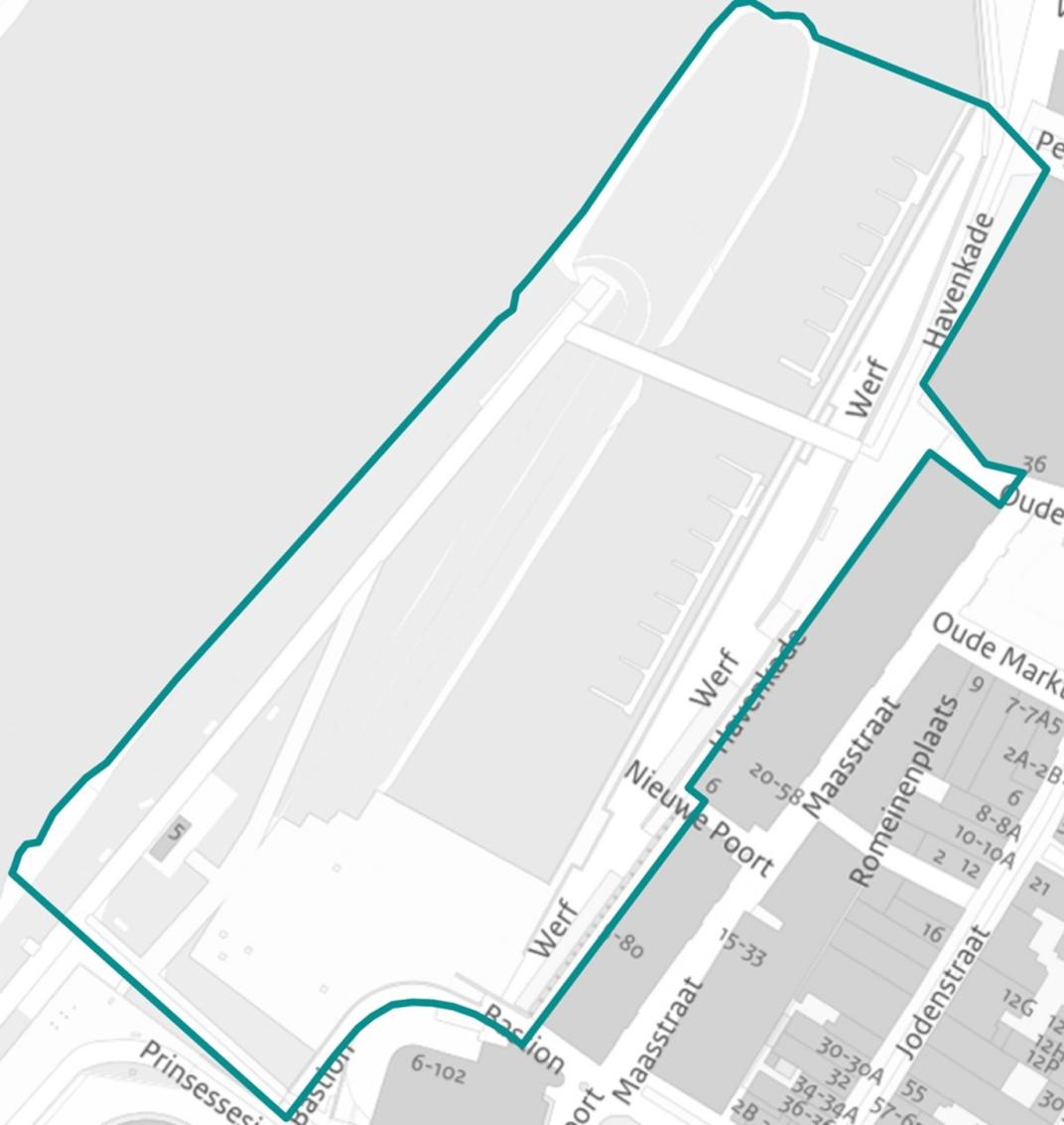 Plattegrond Evenementenlocatieprofiel De Werf