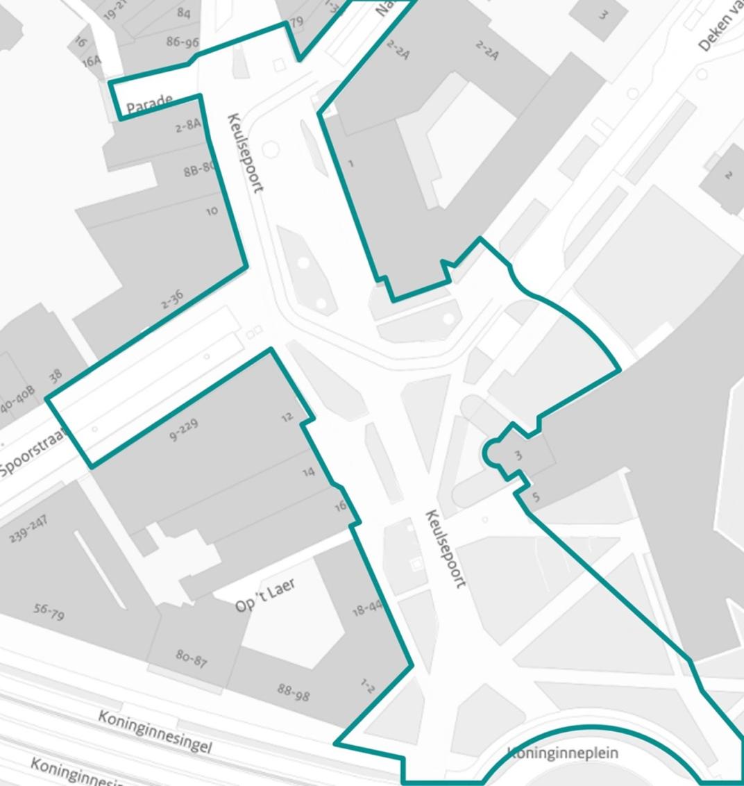 Locatiekaart Keulse Poort