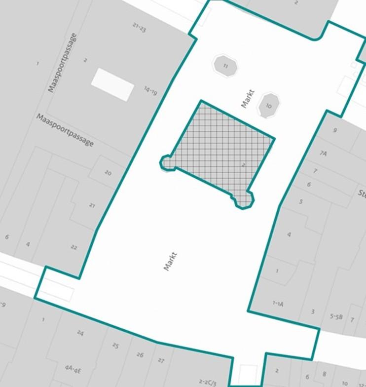 Plattegrond Evenementenlocatieprofiel Markt
