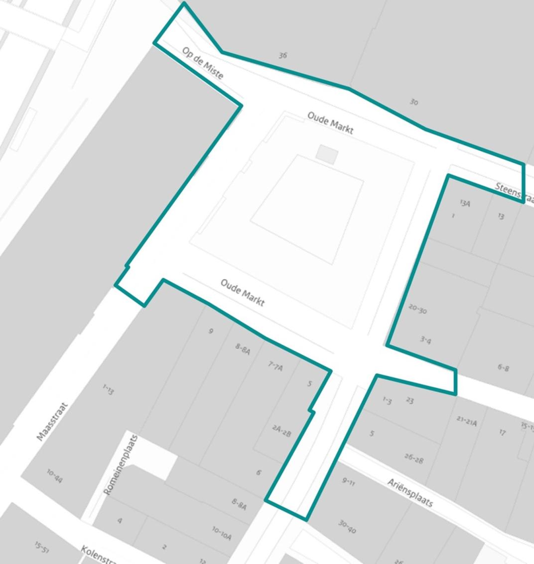 Locatiekaart Oude Markt