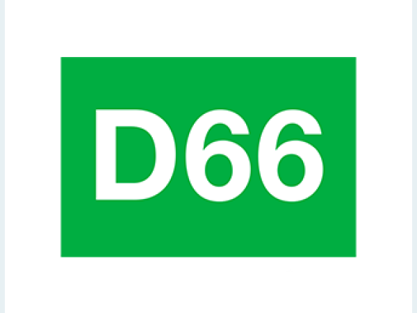D66 logo